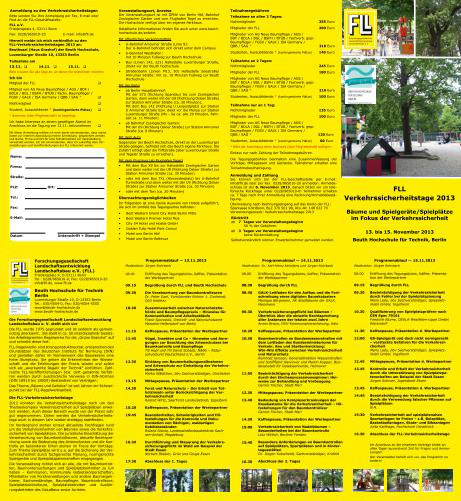 Flyer FLL-Verkehrssicherheitstage